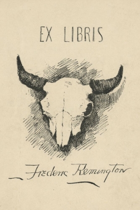 Picture of BOOKPLATE OF FREDERIC REMINGTON 1880