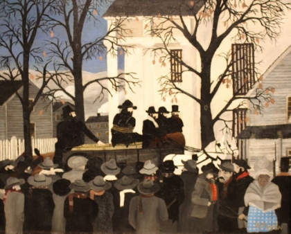 Picture of JOHN BROWN GOING TO HIS HANGING 1942