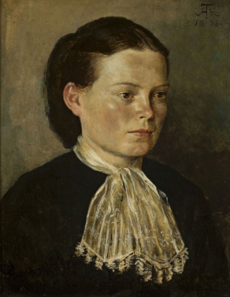 Picture of PORTRAIT OF AGATHE ARTISTS SISTER 1873