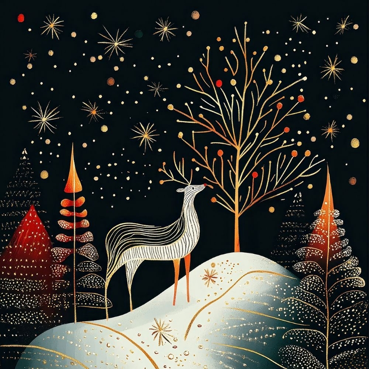 Picture of SNOWY CHRISTMAS EVE II