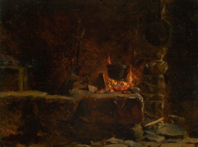 Picture of STOVE IN THE THOMAHAUS IN BERNAU 1860