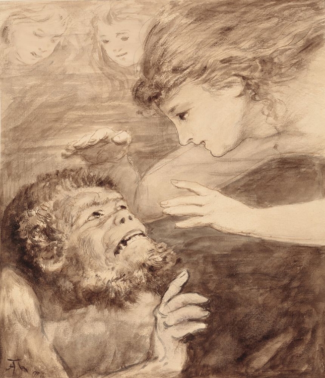 Picture of THE RHINEMAIDENS AND ALBERICH 1878