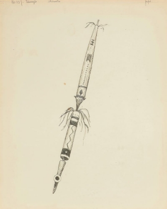 Picture of PIPE, ILLUSTRATION FROM THE SONG OF HIAWATHA 1889