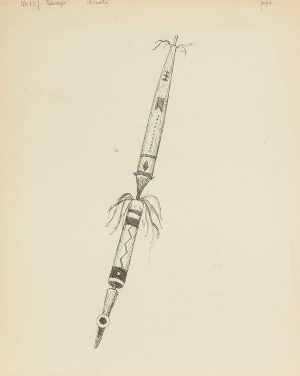 Picture of PIPE, ILLUSTRATION FROM THE SONG OF HIAWATHA 1889