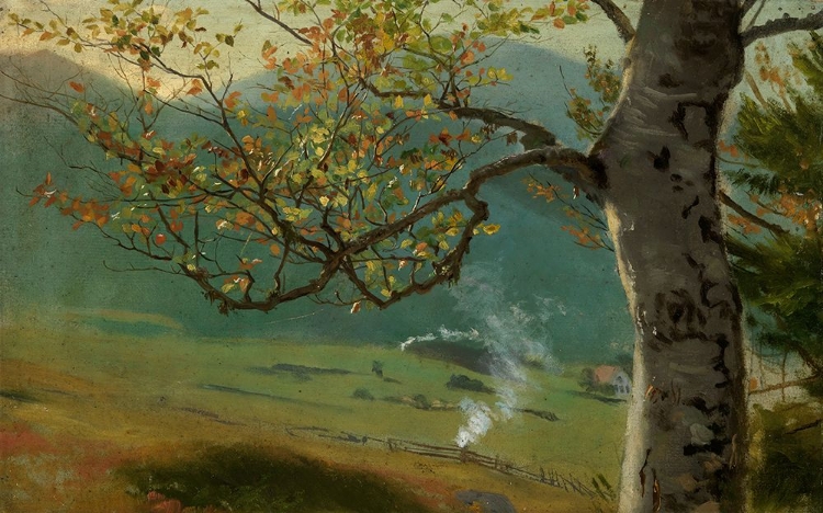 Picture of AUTUMNAL TREE IN FRONT OF WIESENTAL 1862