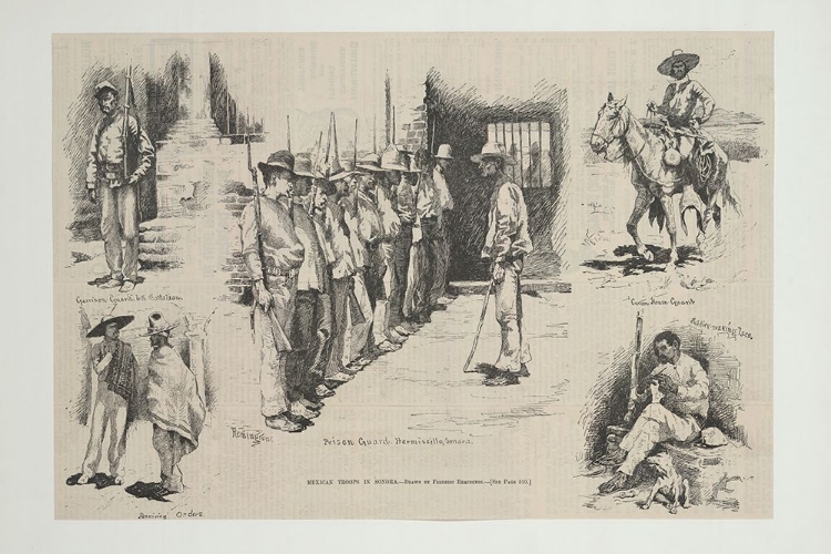 Picture of MEXICAN TROOPS IN SONORA 1886