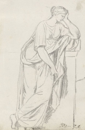 Picture of A MUSE FROM THE SARCOPHAGUS OF THE MUSES CIRCA 1775