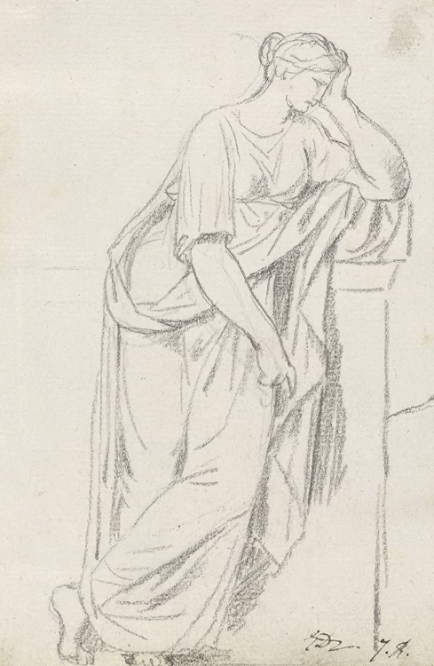 Picture of A MUSE FROM THE SARCOPHAGUS OF THE MUSES CIRCA 1775