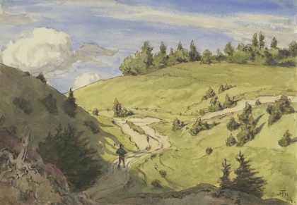 Picture of LANDSCAPE IN THE BLACK FOREST 1894