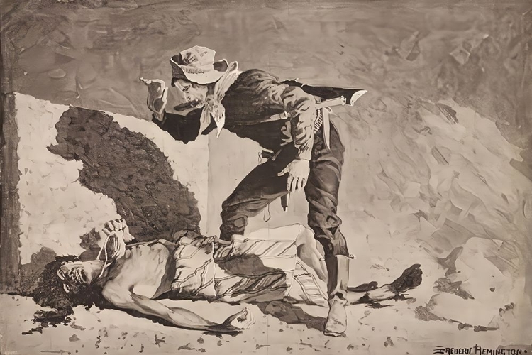 Picture of THE DYING CACIQUE 1889