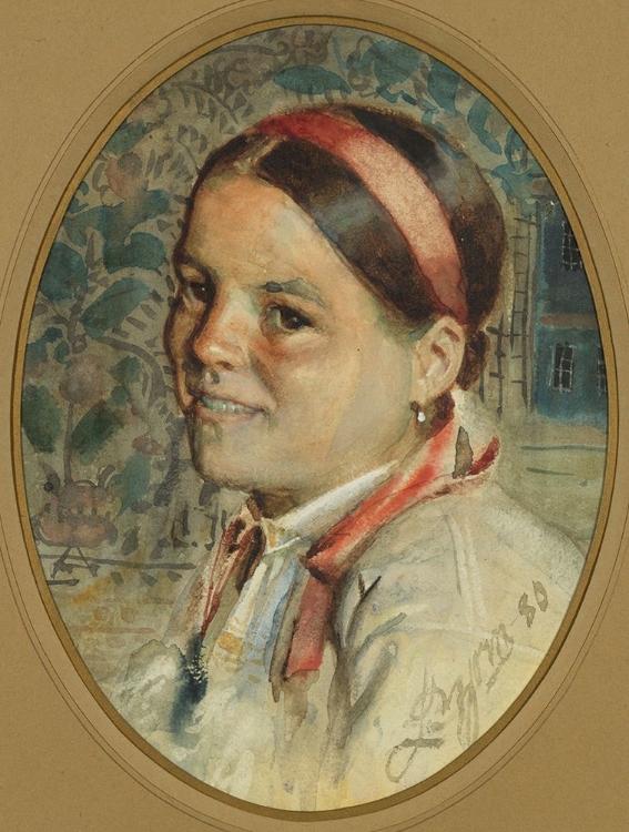 Picture of HEAD OF A WOMAN 1880