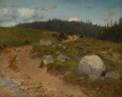 Picture of STONY PATH AT THE EDGE OF THE FOREST 1861