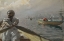 Picture of TURKISH BOATMAN IN THE CONSTANTINOPLE HARBOUR 1886