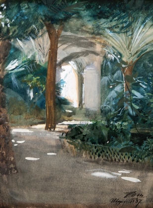 Picture of GARDEN IN ALGIERS 1887