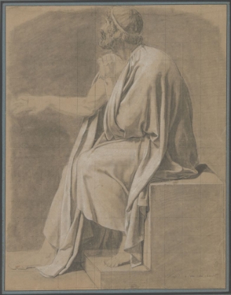 Picture of FIGURE STUDY FOR THE DEATH OF SOCRATES CIRCA 1786