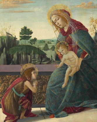 Picture of MADONNA AND CHILD WITH YOUNG SAINT JOHN THE BAPTIST