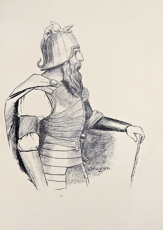 Picture of HAGEN BUST PORTRAIT 1897