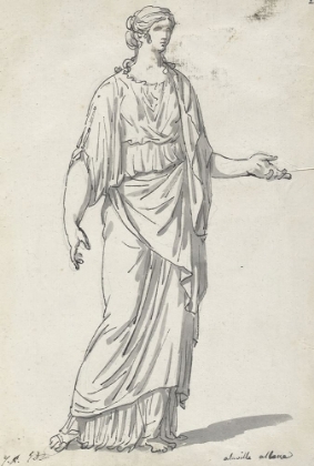 Picture of CLASSICAL SCULPTURE OF A WOMAN WITH AN OUTSTRETCHED ARM CIRCA 1775