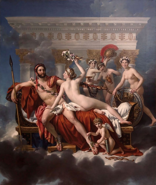 Picture of MARS BEING DISARMED BY VENUS 1824