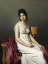 Picture of PORTRAIT OF A YOUNG WOMAN IN WHITE CIRCA 1798