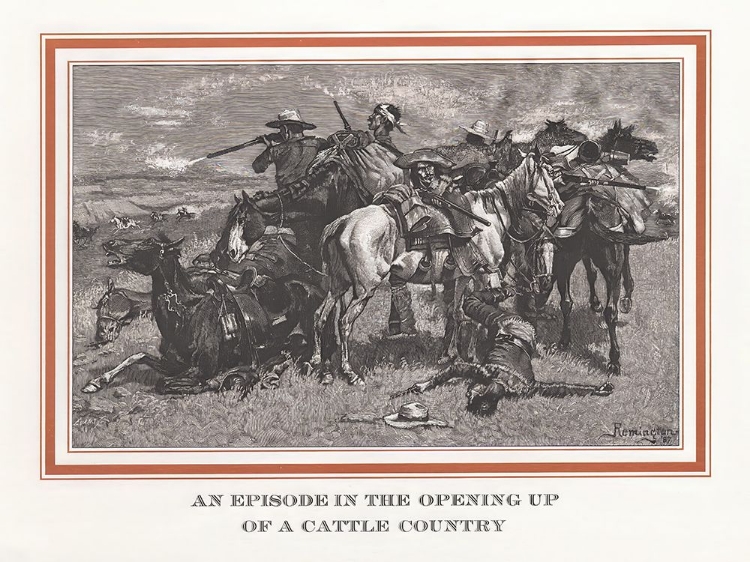 Picture of AN EPISODE IN THE OPENING UP OF A CATTLE COUNTRY