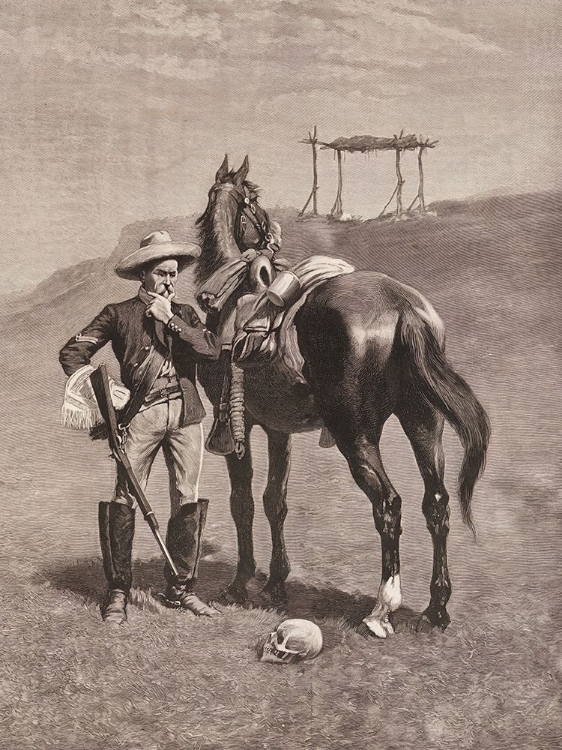 Picture of THE FRONTIER TROOPERS THANATOPSIS 1889