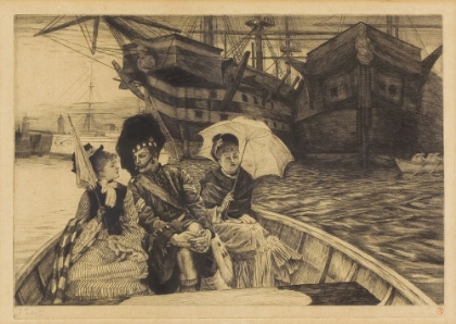 Picture of ENTRE LES DEUX MON COEUR BALANCE 1877