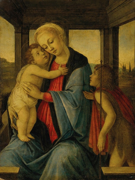 Picture of THE MADONNA AND CHILD WITH THE INFANT SAINT JOHN THE BAPTIST