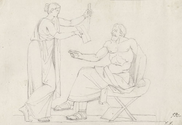 Picture of SOCRATES AND DIOTIME CIRCA 1775