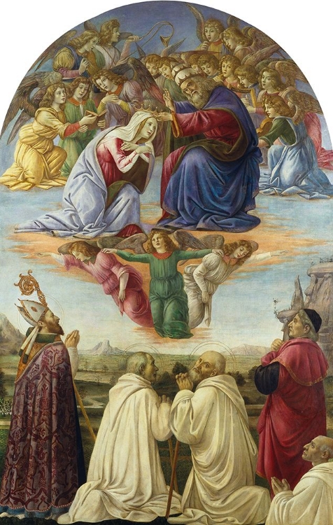 Picture of THE CORONATION OF THE VIRGIN CA 1492