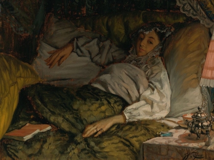 Picture of A RECLINING LADY