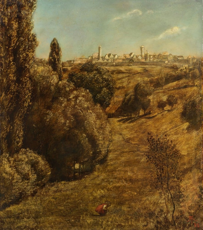 Picture of TAUBERTAL WITH A VIEW OF ROTHENBURG 1882
