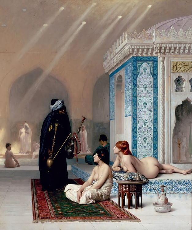 Picture of POOL IN A HAREM 1875