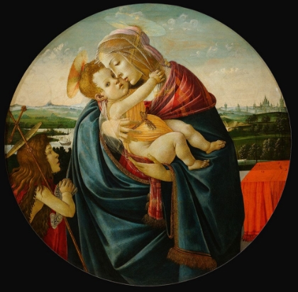 Picture of VIRGIN AND CHILD WITH SAINT JOHN THE BAPTIST CA 1490