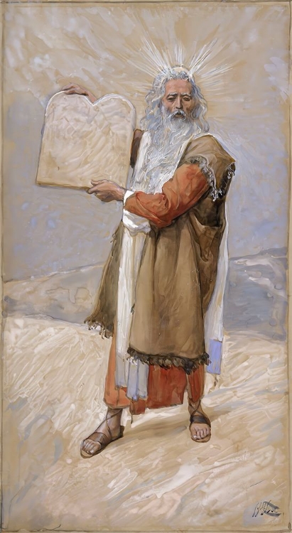 Picture of MOSES AND THE TEN COMMANDMENTS