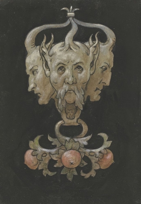Picture of THREE SATYR MASKS 1887