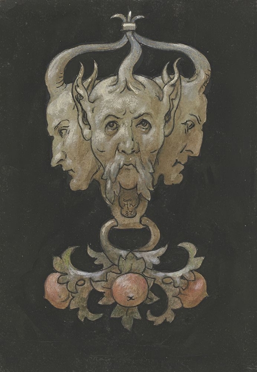 Picture of THREE SATYR MASKS 1887