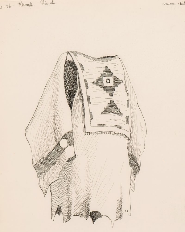 Picture of WOMANS SHIRT, ILLUSTRATION FOR THE SONG OF HIAWATHA 1889