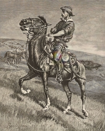 Picture of IN FROM THE NIGHT HERD 1886