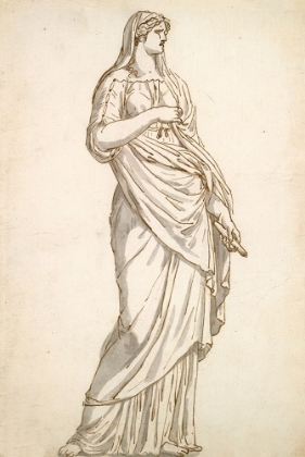 Picture of STUDY OF THE SABINE STATUE FROM THE VILLA MEDICI CIRCA 1775