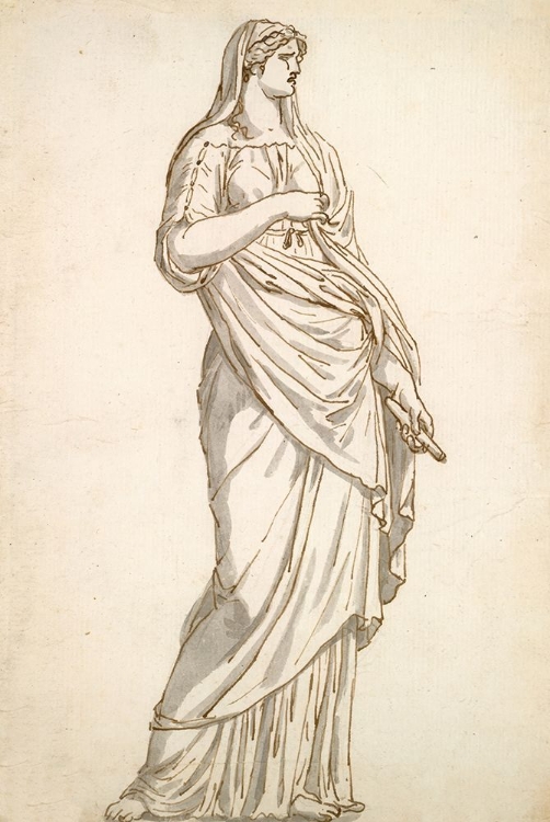Picture of STUDY OF THE SABINE STATUE FROM THE VILLA MEDICI CIRCA 1775