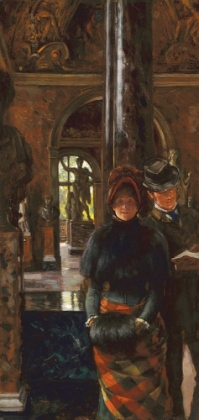 Picture of FOREIGN VISITORS TO THE LOUVRE 1880