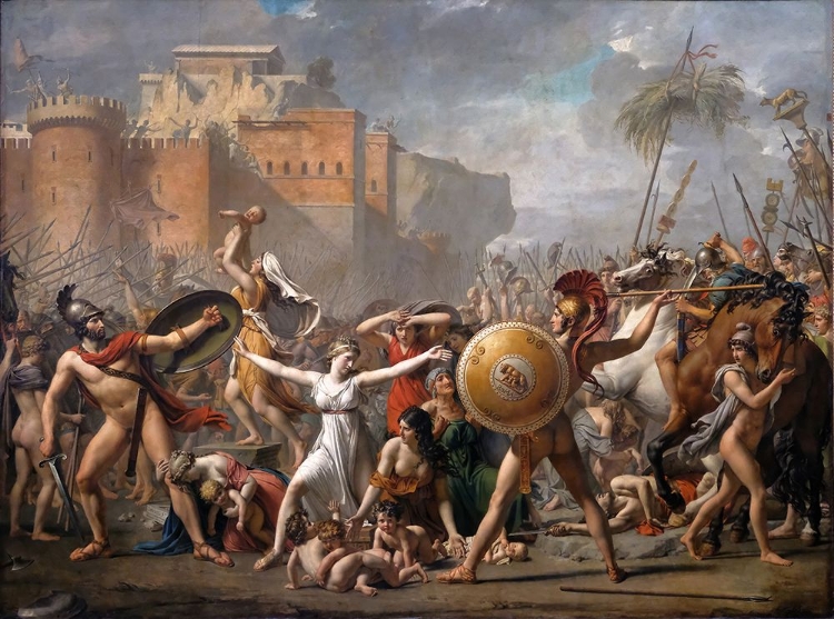 Picture of THE INTERVENTION OF THE SABINE WOMEN 1799