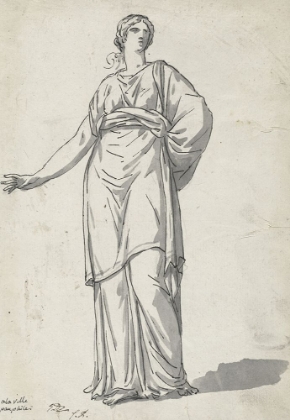 Picture of WOMAN FROM THE VILLA PAMPHILI CIRCA 1775