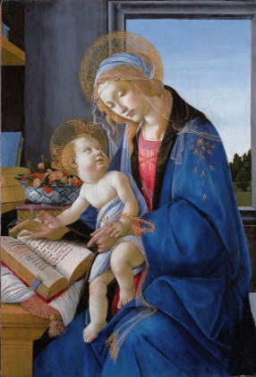 Picture of THE VIRGIN AND CHILD, THE MADONNA OF THE BOOK 1480
