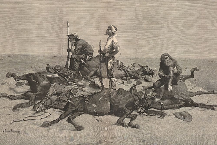 Picture of THE LAST LULL IN THE FIGHT 1889