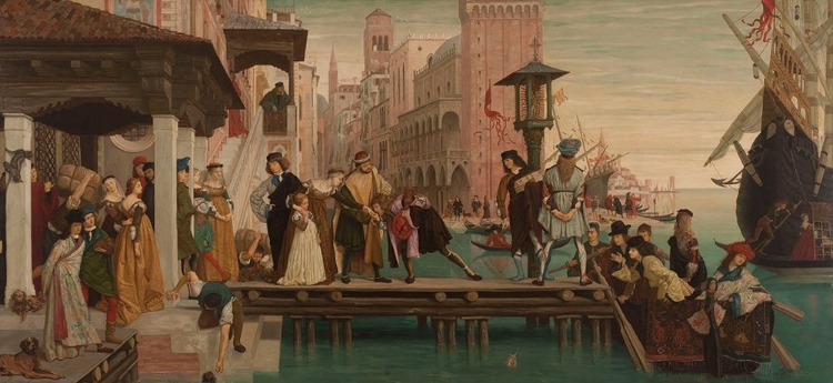 Picture of THE DEPARTURE OF THE PRODIGAL SON 1863