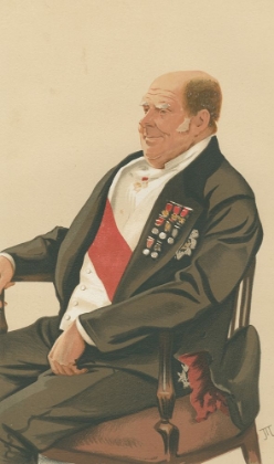 Picture of VANITY FAIR MILITARY AND NAVY LITTLE HARRY, ADMIRAL THE HON. SIR HENRY KEPPEL 1876