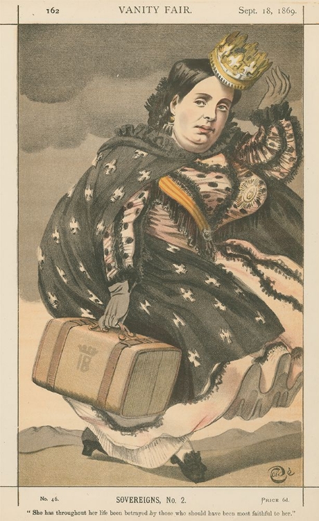 Picture of VANITY FAIR ISABELLA II, QUEEN OF SPAIN 1869