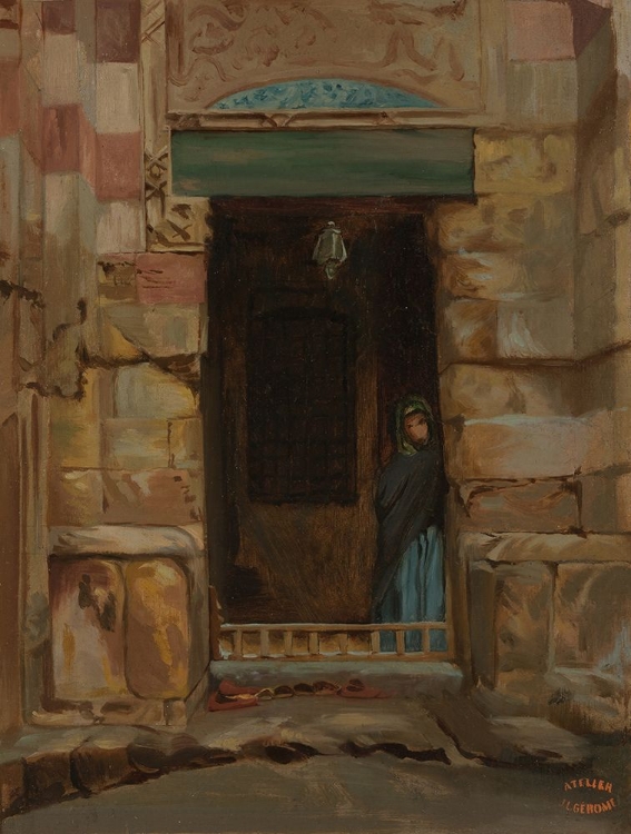 Picture of ARAB WOMAN IN A DOORWAY 1870